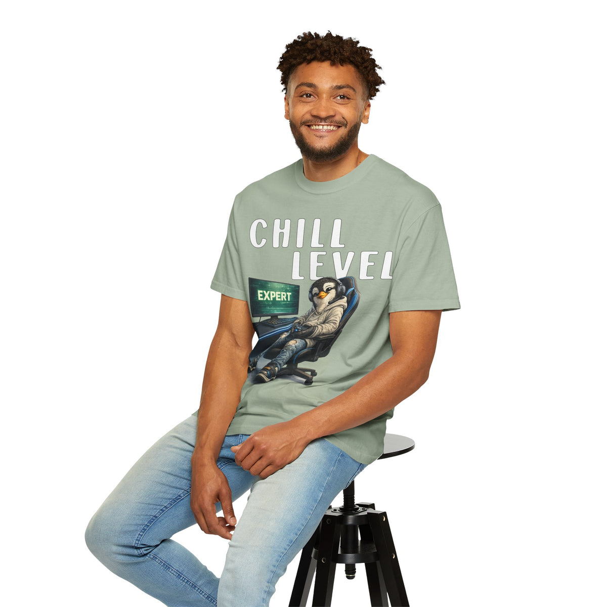 Chill Level Expert Boy T-shirt - Penguin Series