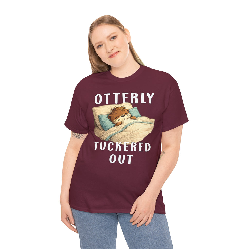 "Otterly Tuckered Out" Tee - Otter Series