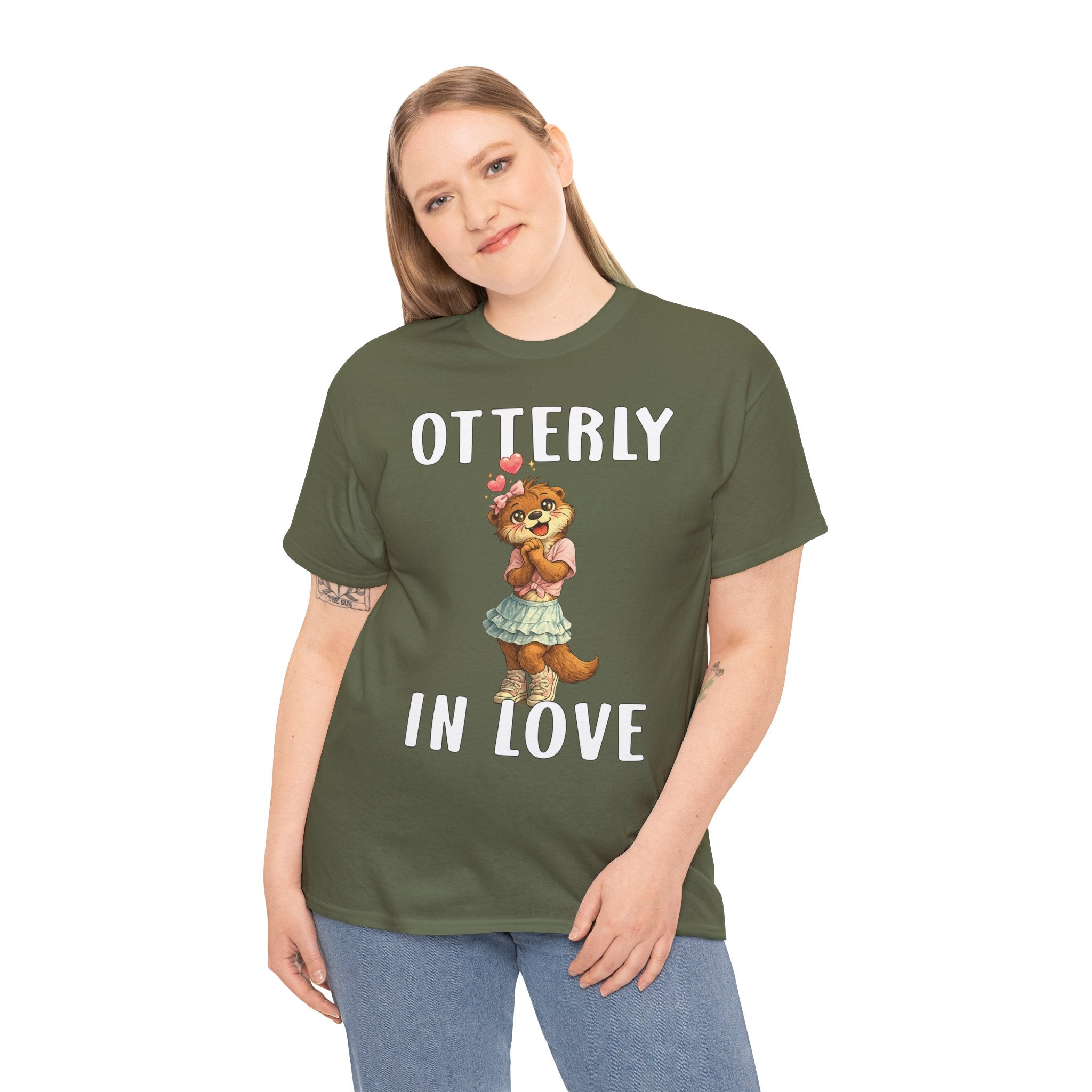 "Otterly In Love" Girl Tee - Otter Series