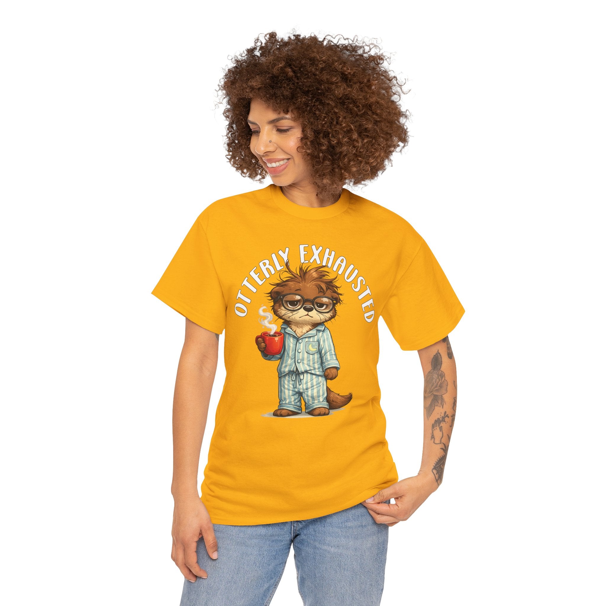 "Otterly Exhausted" Tee - Otter Series