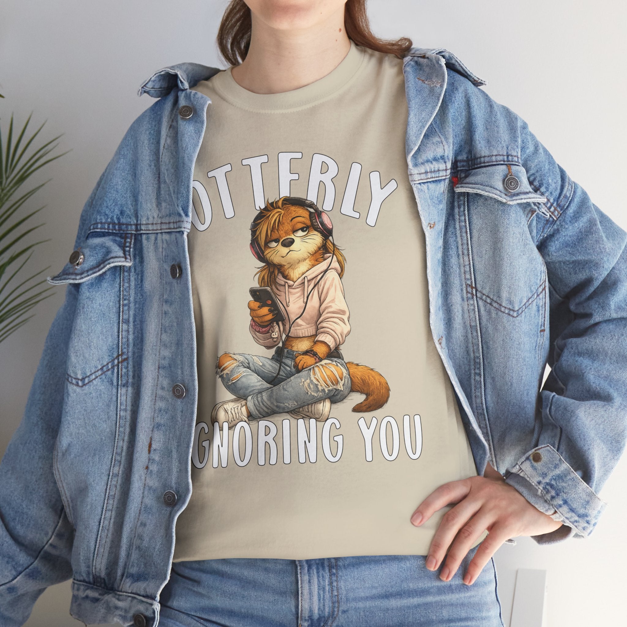 "Otterly Ignoring You" TeenGirl Tee - Otter Series