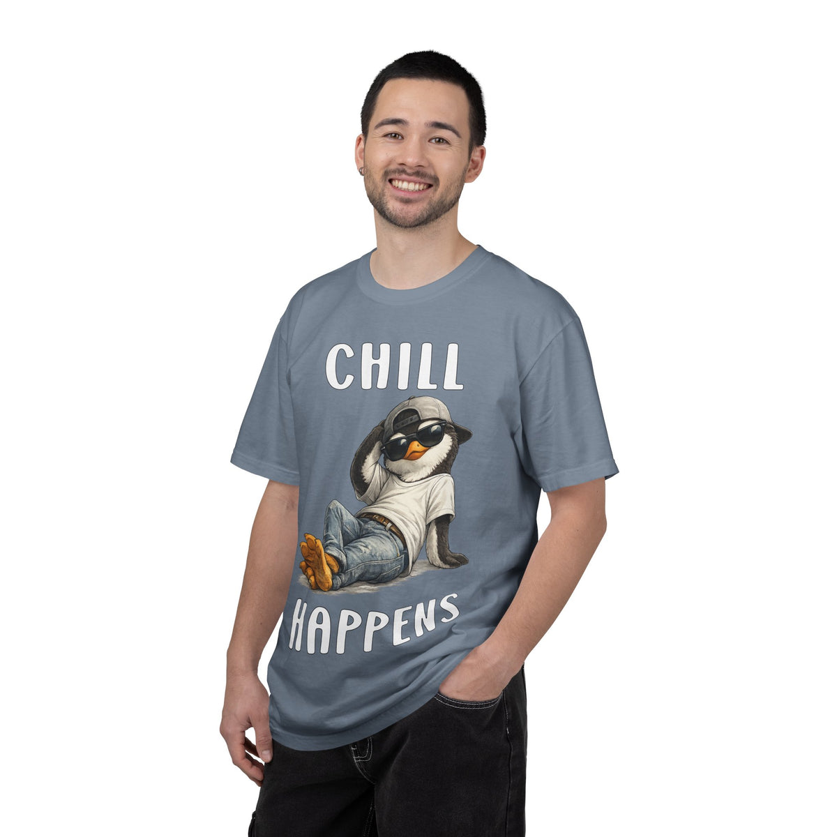 Chill Happens Boy T-shirt - Penguin Series