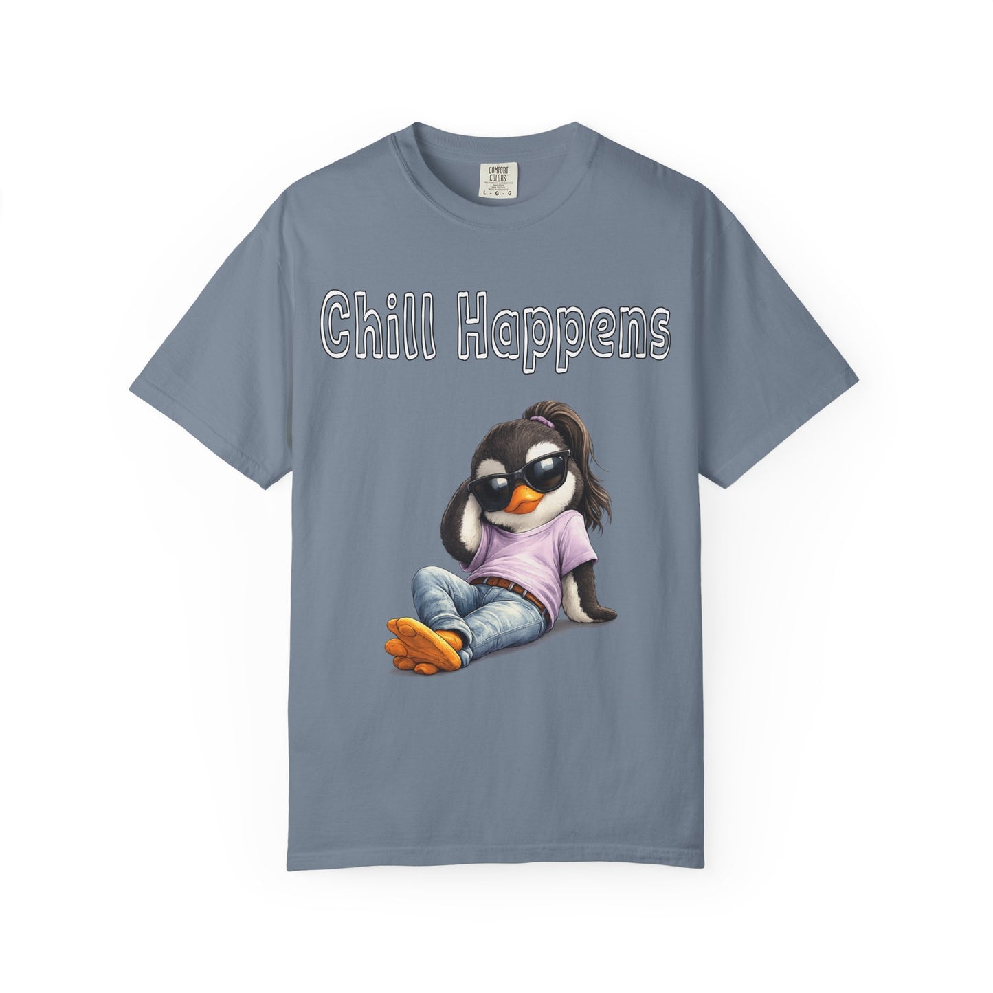 "Chill Happens" T-shirt Penguin Series