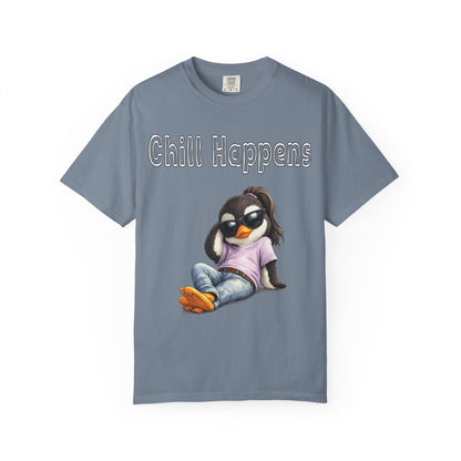 "Chill Happens" T-shirt Penguin Series