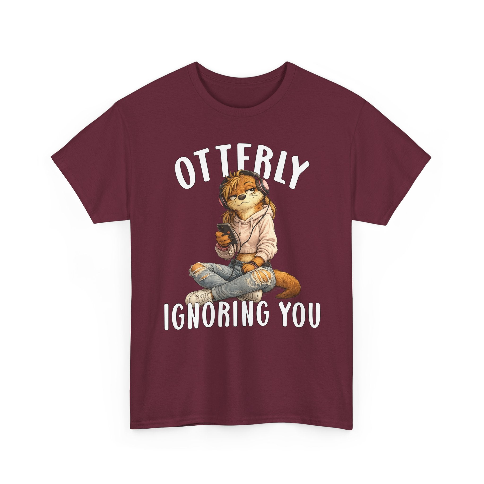 "Otterly Ignoring You" TeenGirl Tee - Otter Series