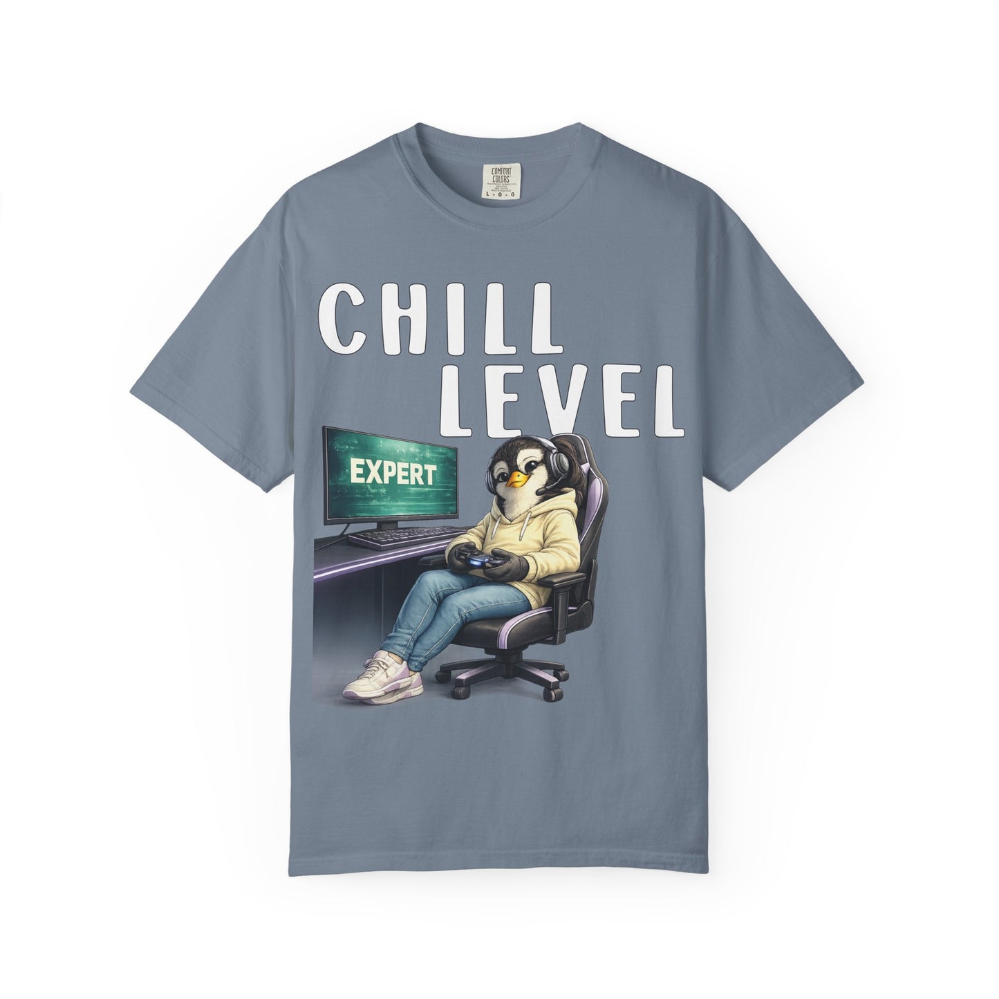 Chill Level Expert Girl T-shirt - Penguin Series