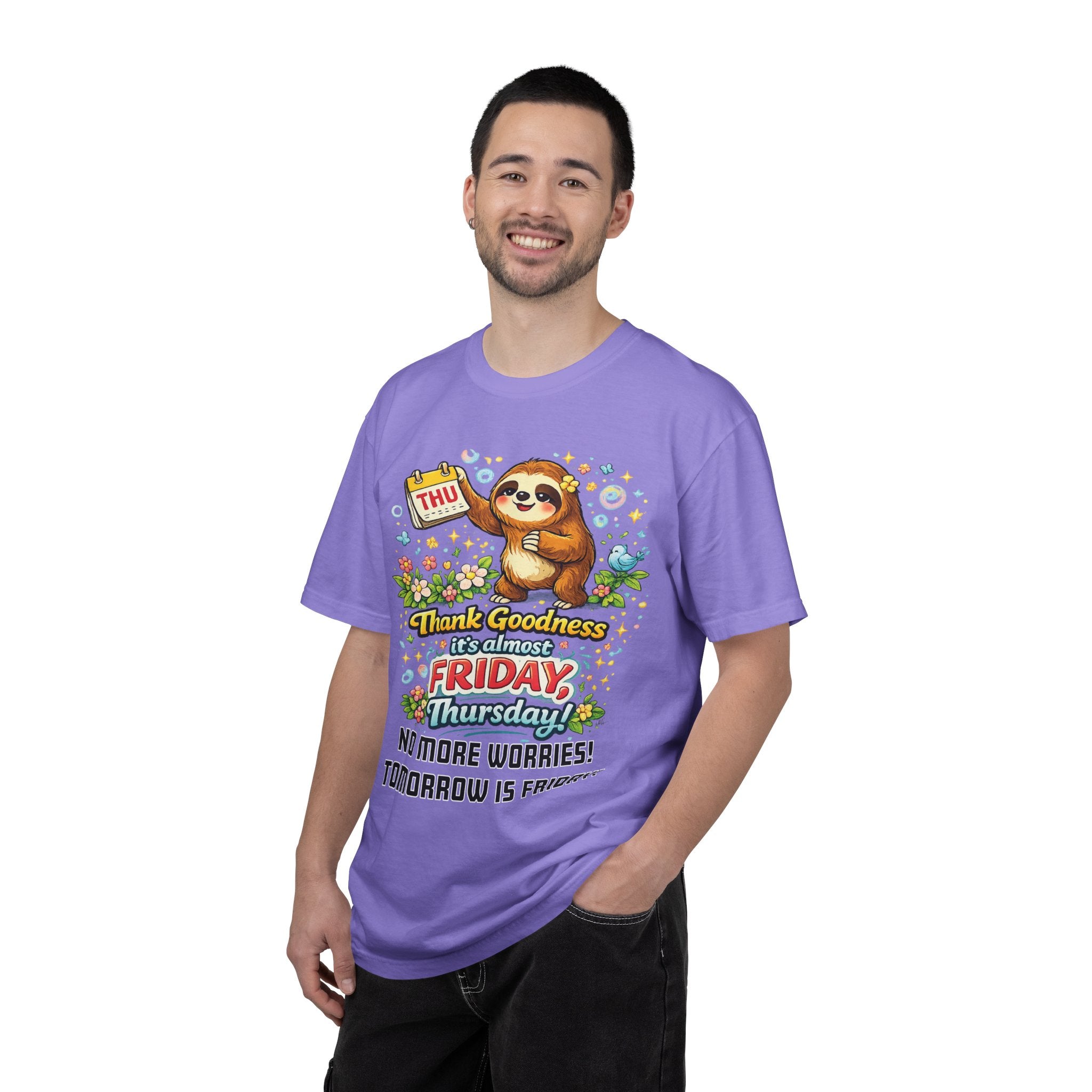 Thursday - Procrastination Sloth Series T-shirt