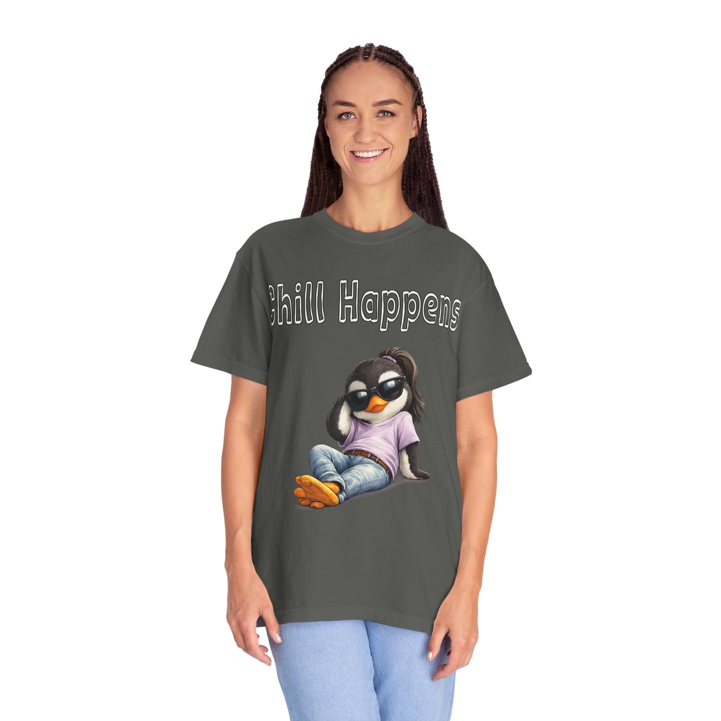 "Chill Happens" T-shirt Penguin Series