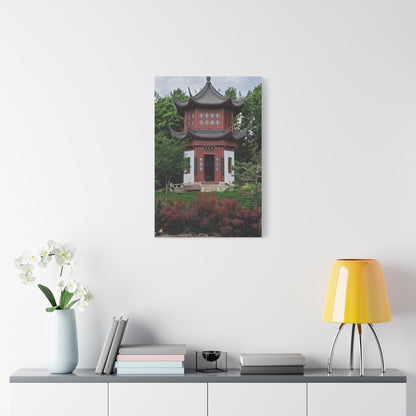 "Pavillion of Friendship" photograph on stretched canvas