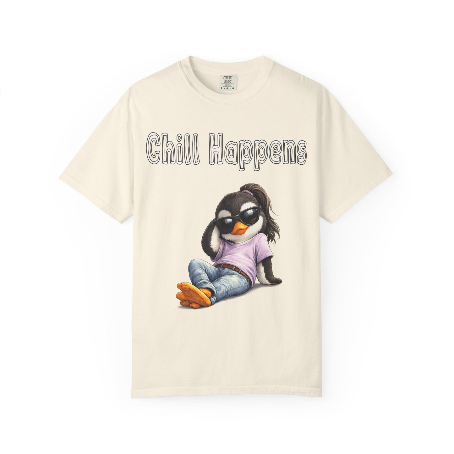 "Chill Happens" T-shirt Penguin Series