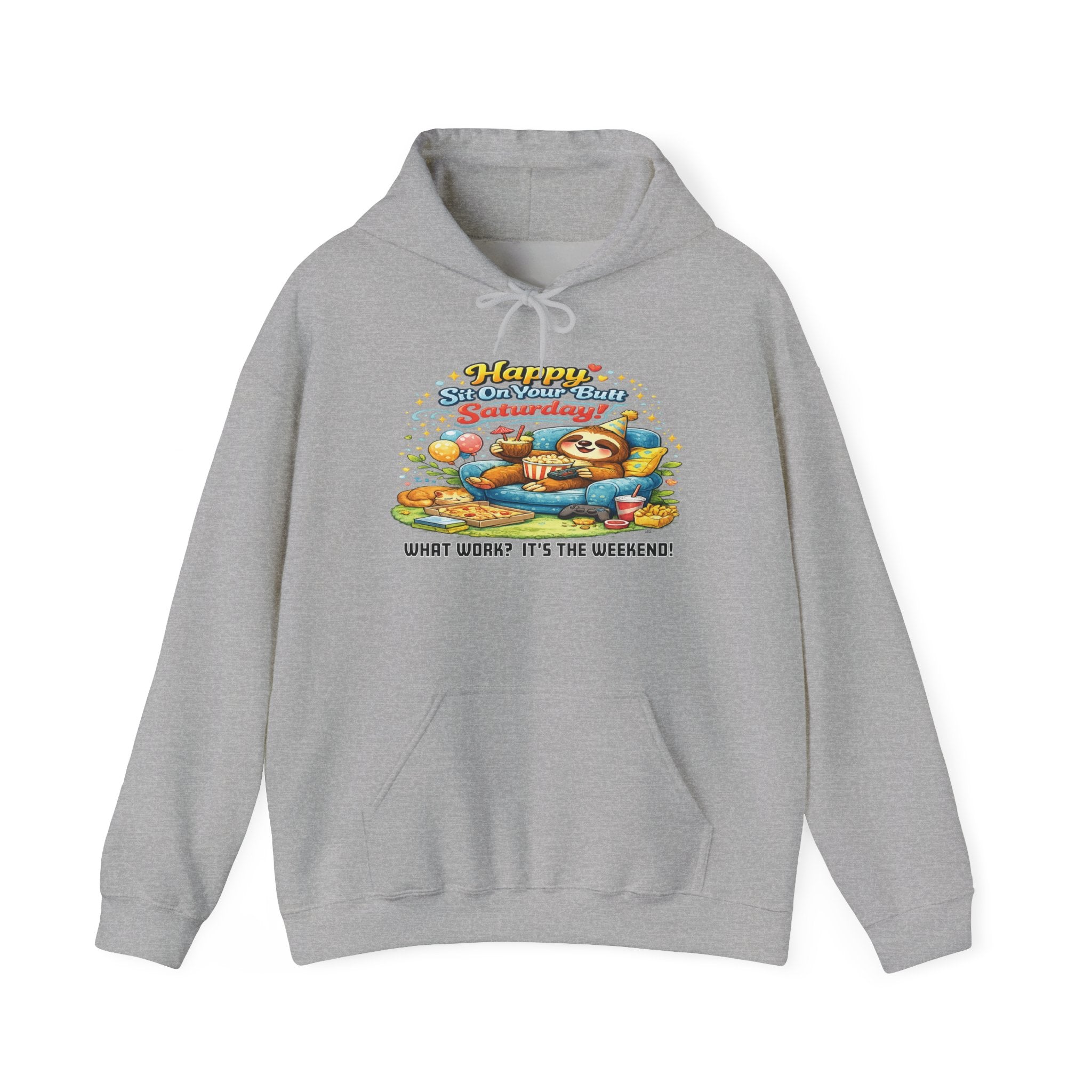 Saturday - Procrastination Sloth Series Hoodie