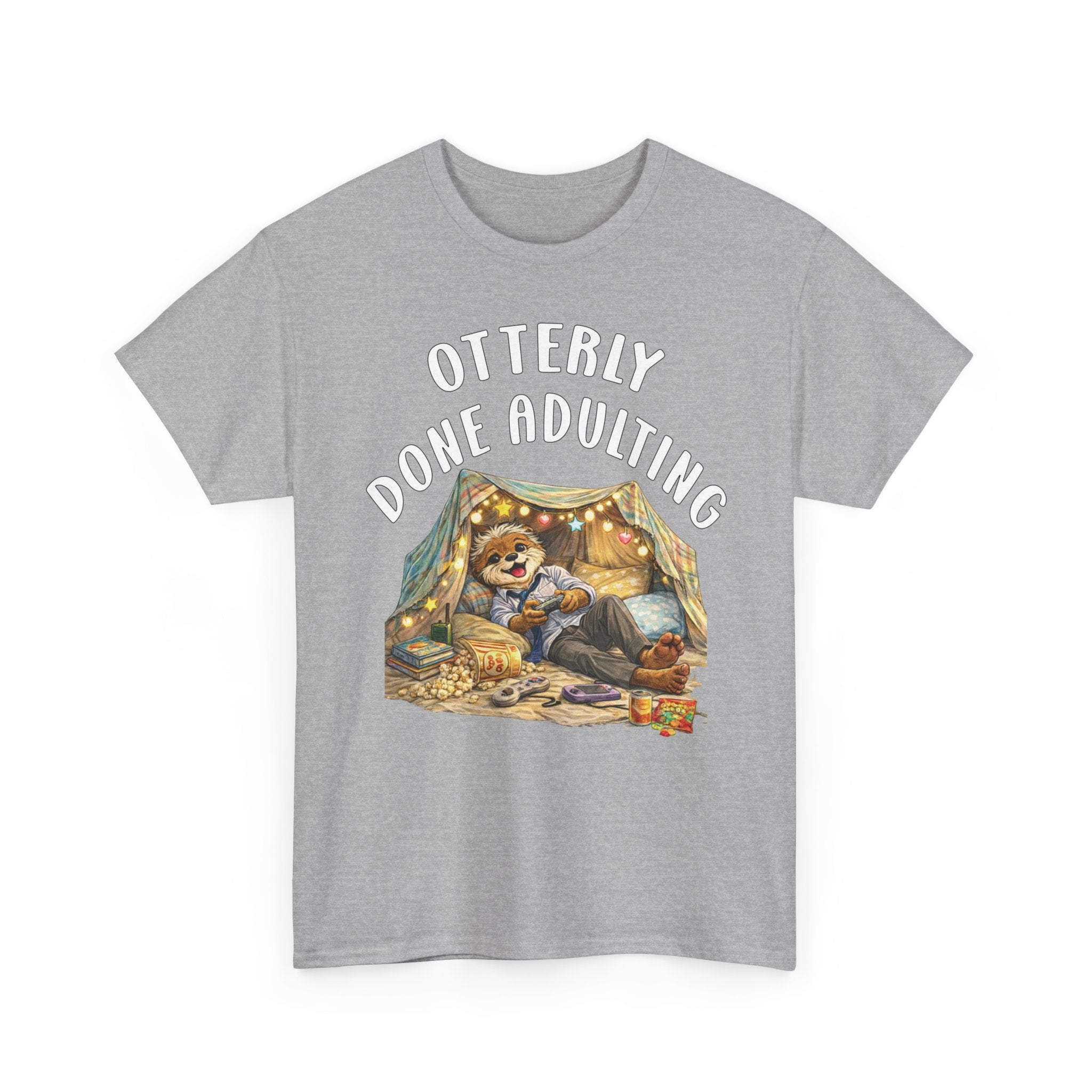 "Otterly Done Adulting" Dad Tee - Otter Series