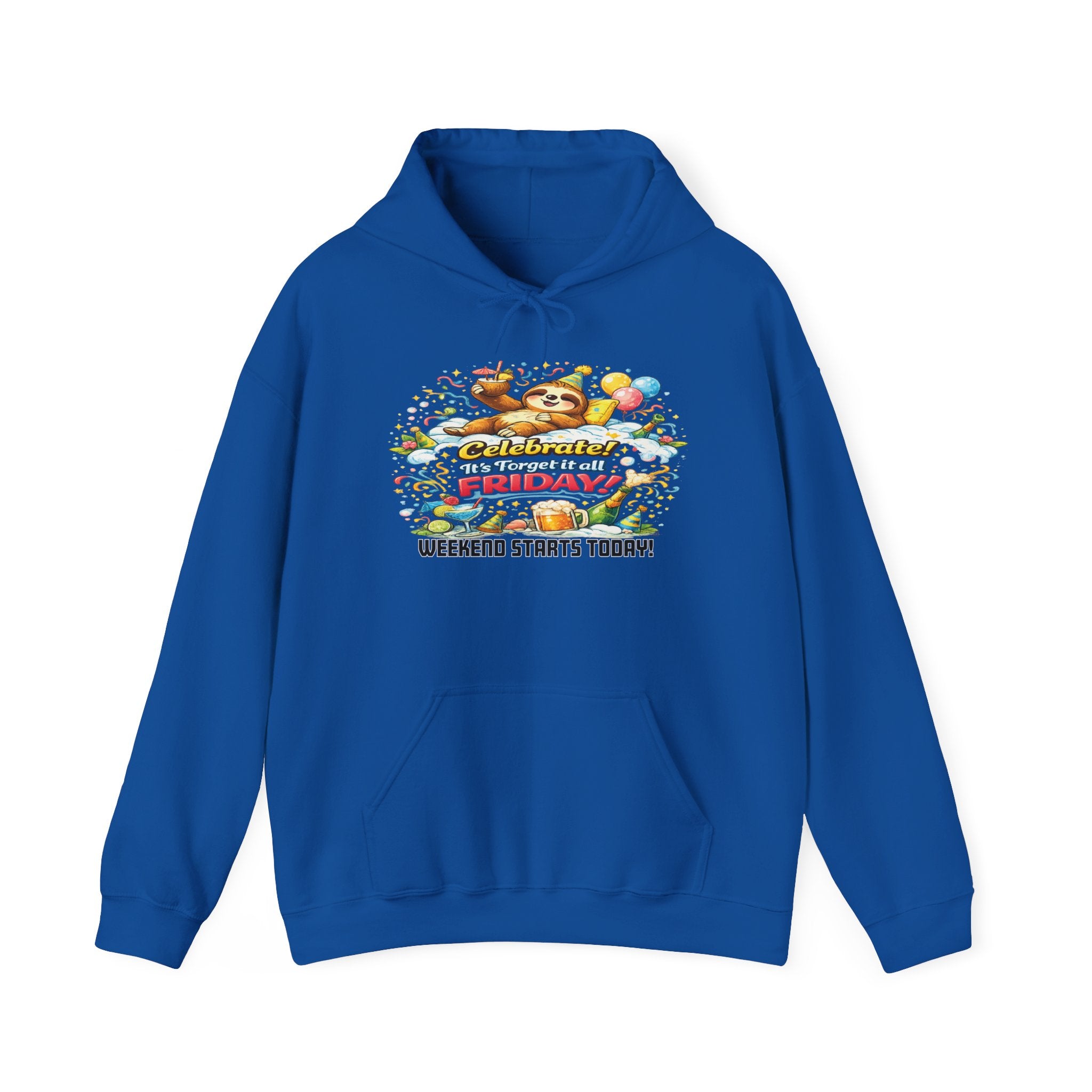 Friday - Procrastination Sloth Series Hoodie