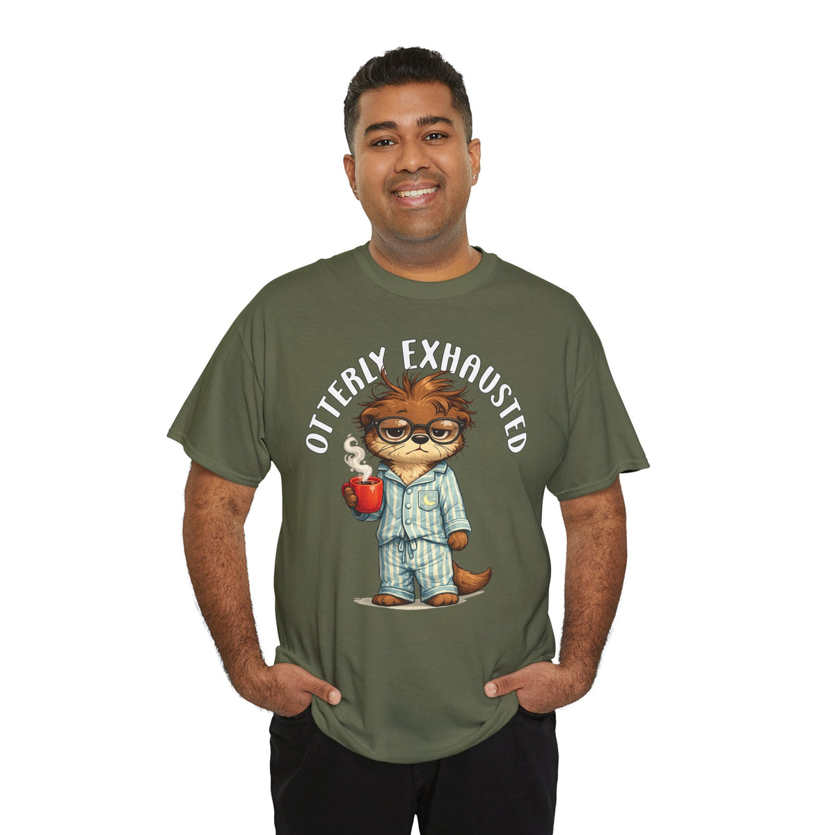 "Otterly Exhausted" Tee - Otter Series