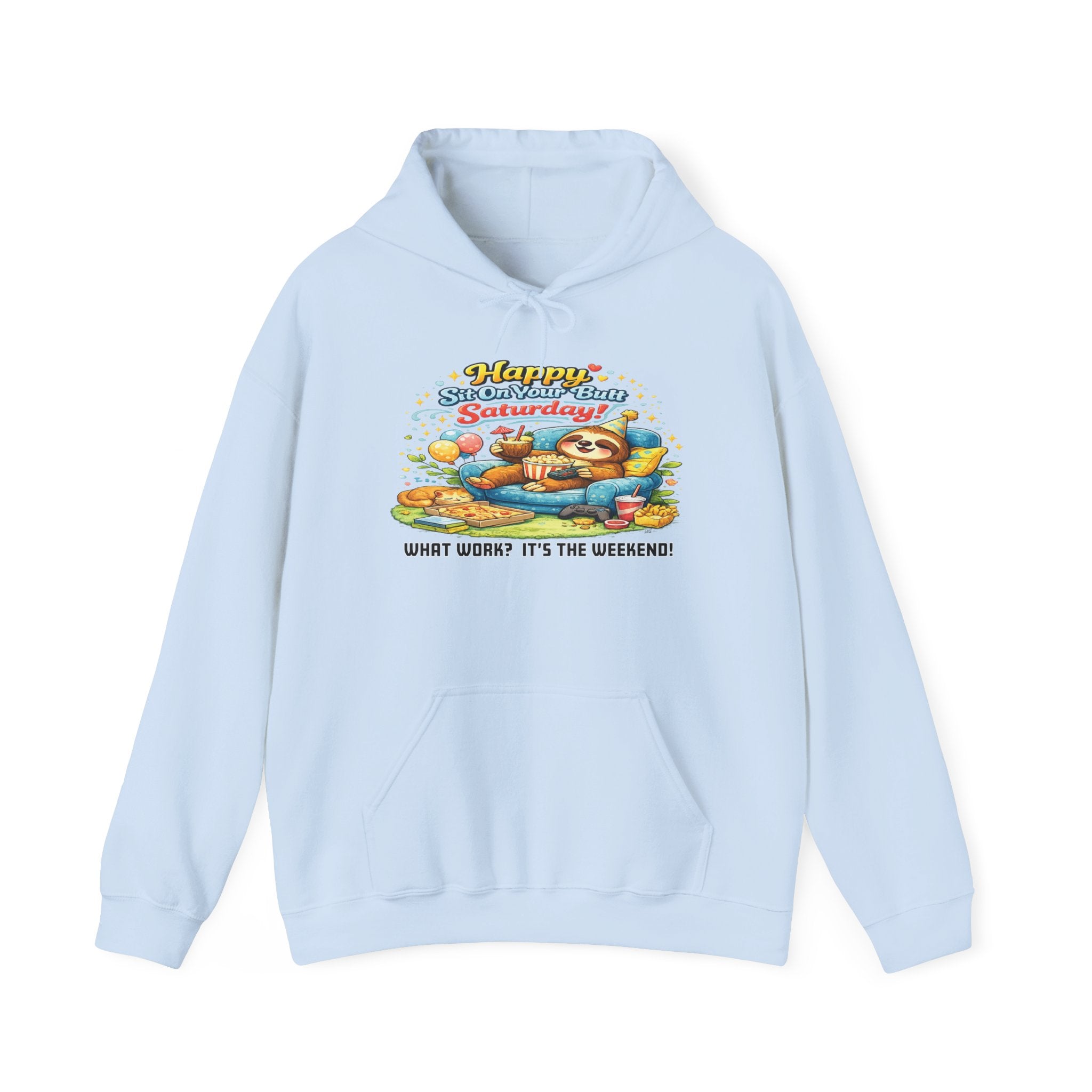 Saturday - Procrastination Sloth Series Hoodie