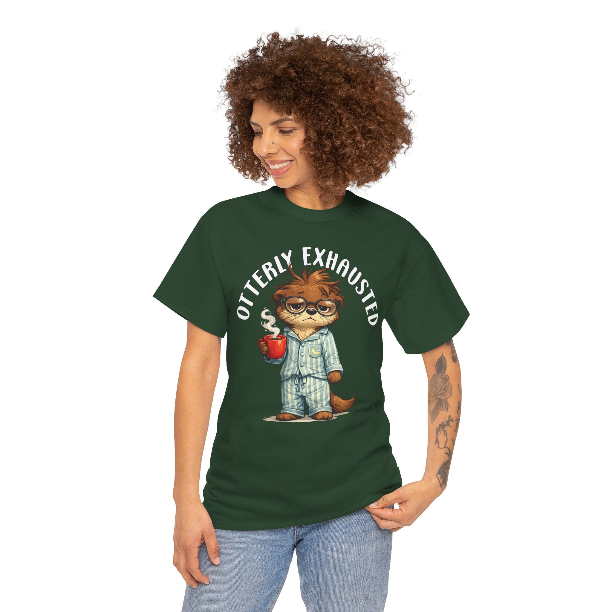 "Otterly Exhausted" Tee - Otter Series
