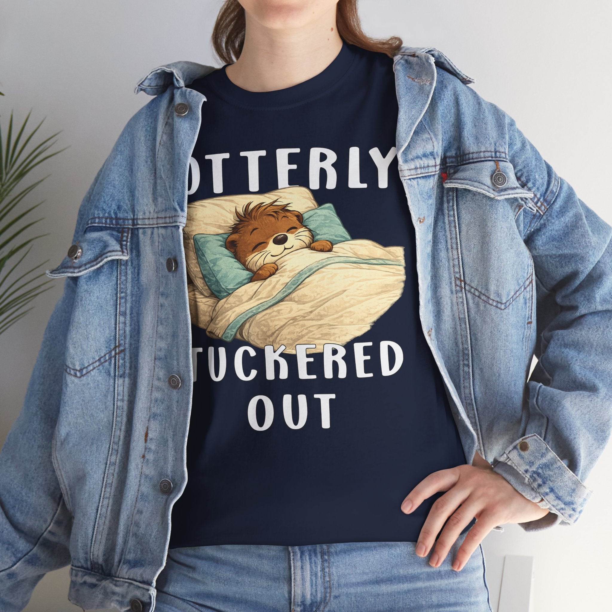 "Otterly Tuckered Out" Tee - Otter Series