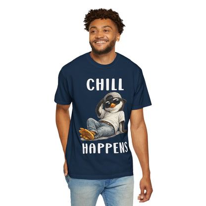 Chill Happens Boy T-shirt - Penguin Series