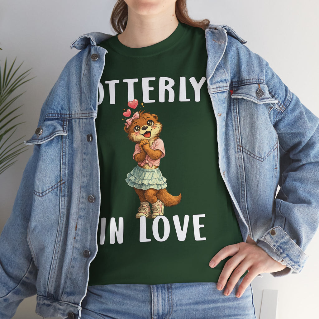 "Otterly In Love" Girl Tee - Otter Series