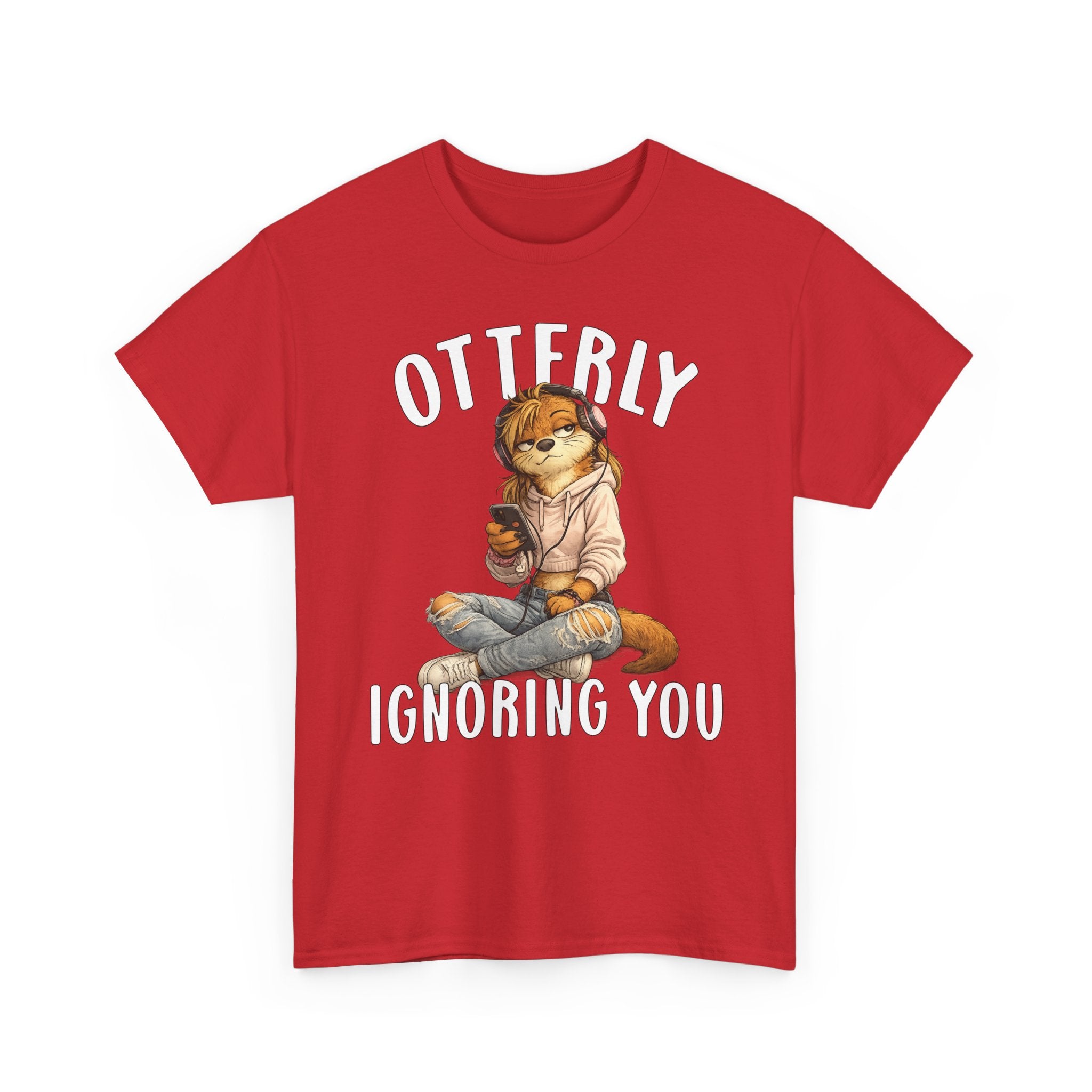 "Otterly Ignoring You" TeenGirl Tee - Otter Series