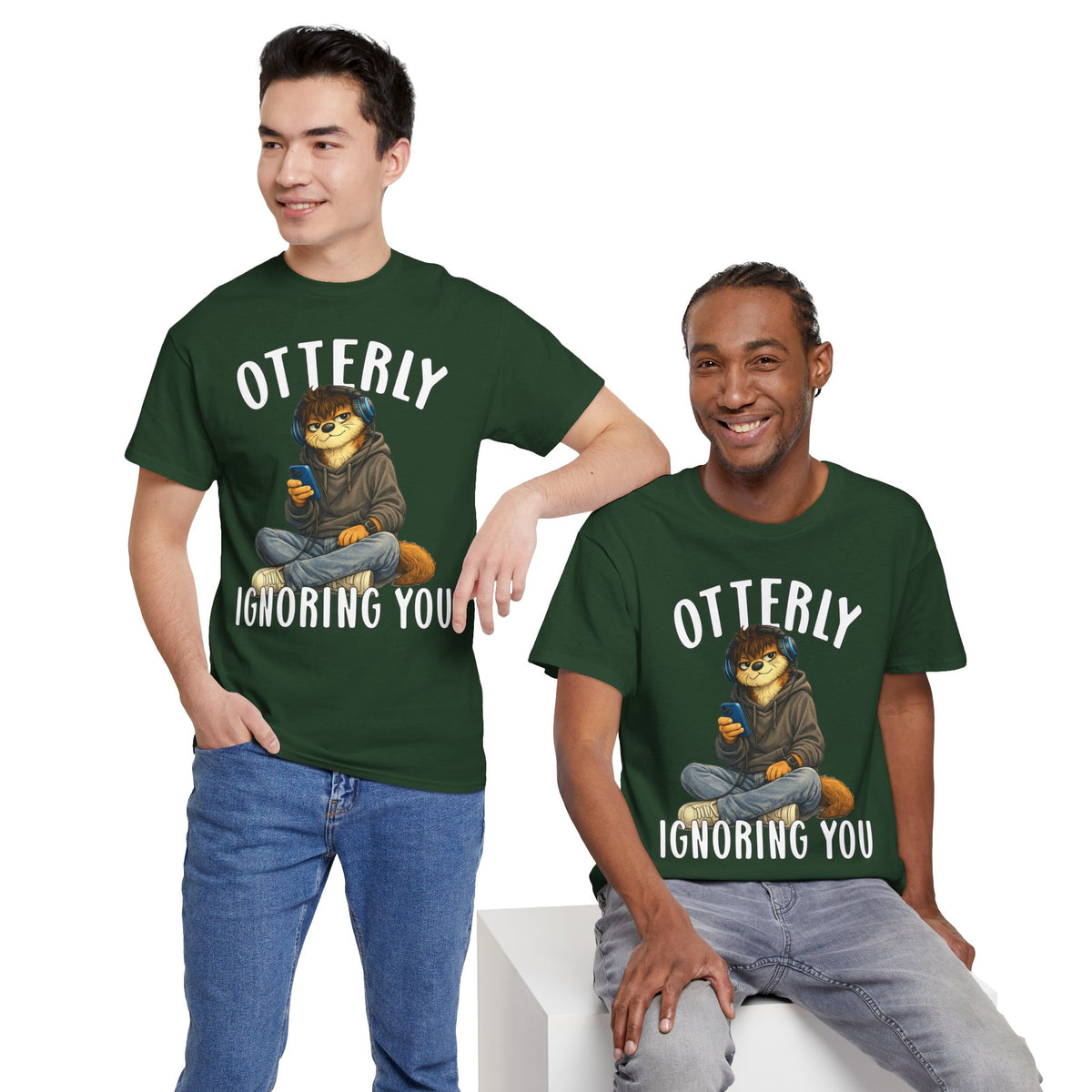 "Otterly Ignoring You" Teen Boy Tee - Otter Series