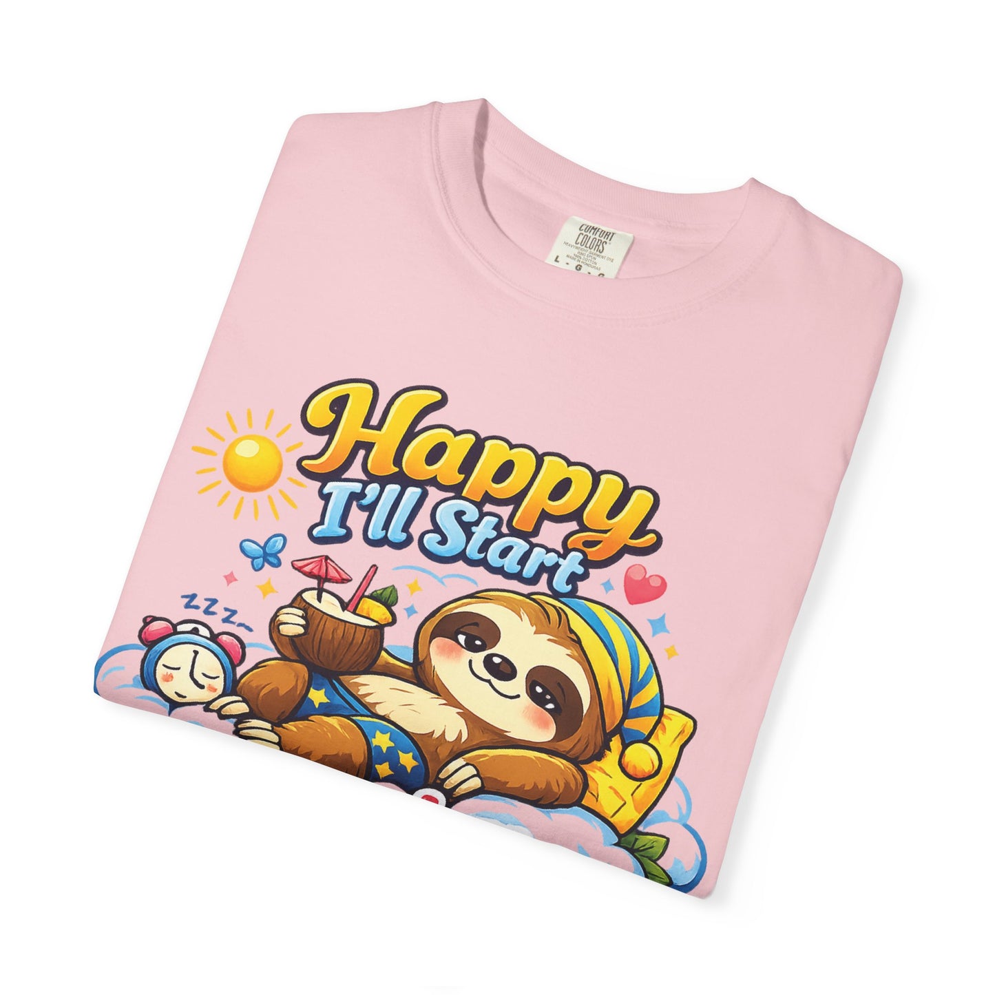 Sunday - Procrastination Sloth Series T-shirt