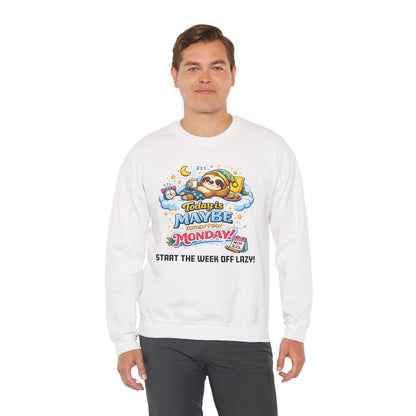 Monday - Procrastination Sloth Series Sweatshirt