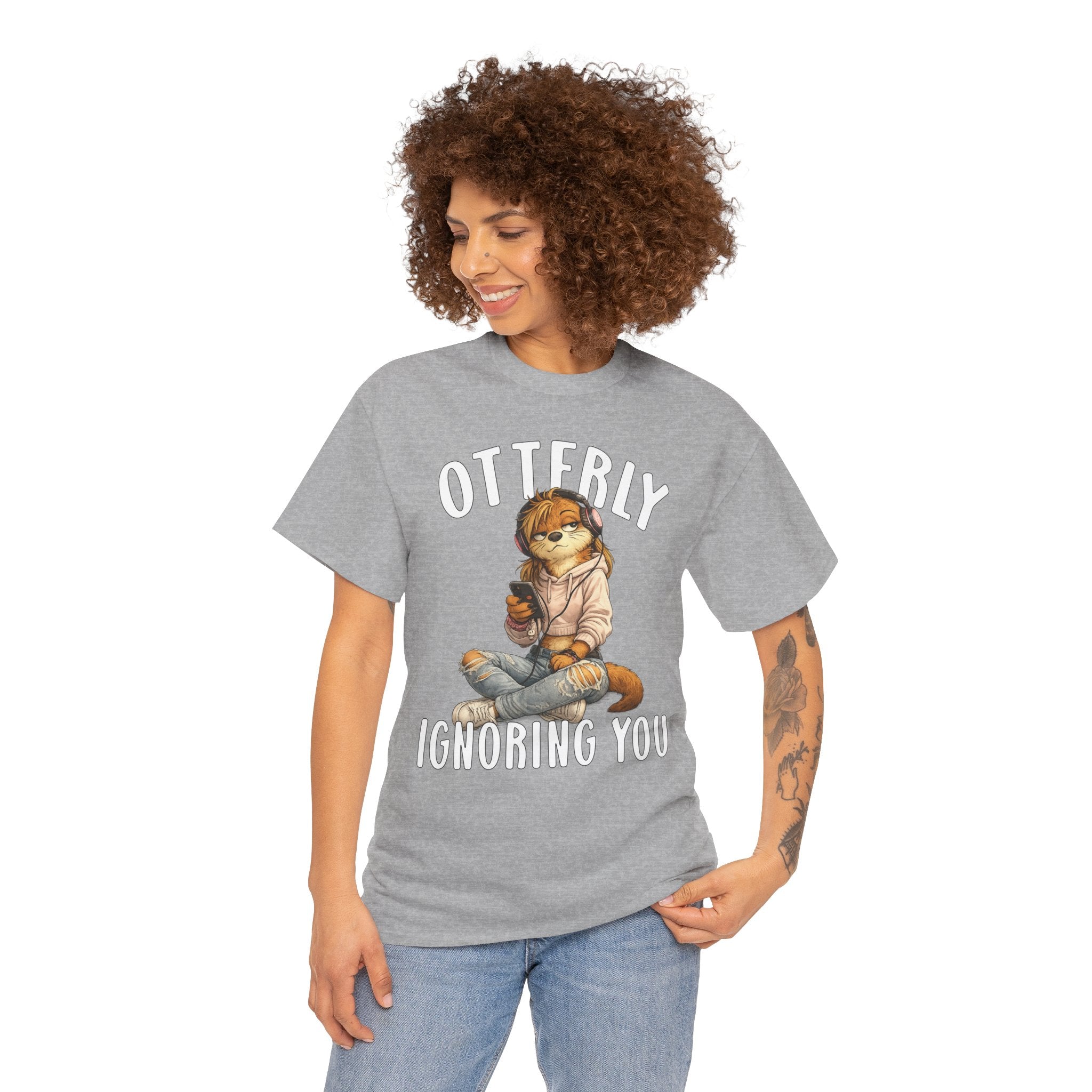 "Otterly Ignoring You" TeenGirl Tee - Otter Series