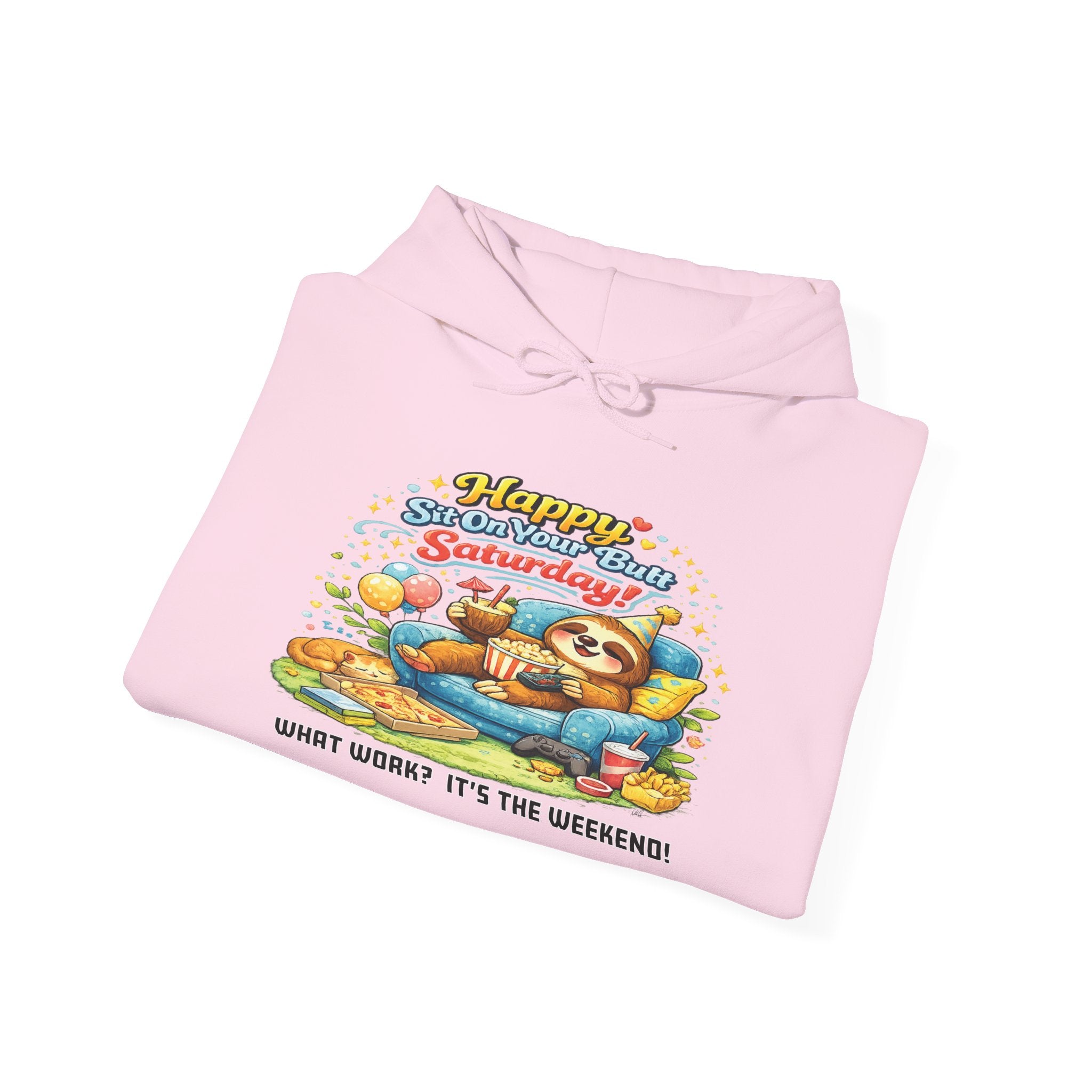 Saturday - Procrastination Sloth Series Hoodie
