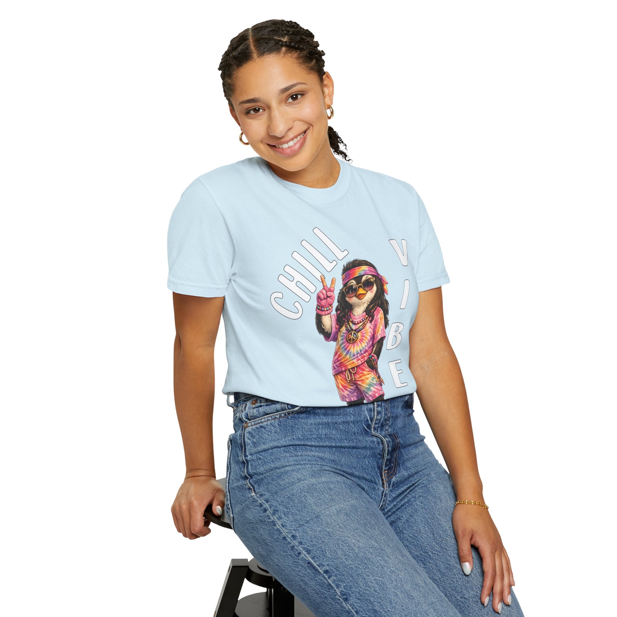 Chill Vibes Girl T-shirt - Penguin Series