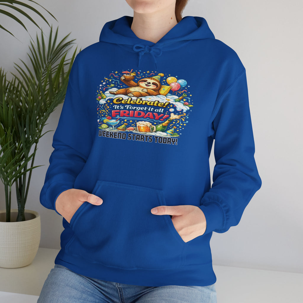 Friday - Procrastination Sloth Series Hoodie