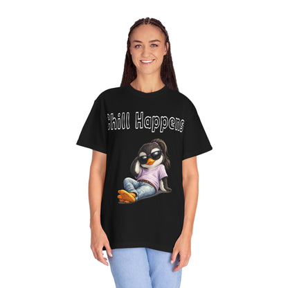 "Chill Happens" T-shirt Penguin Series