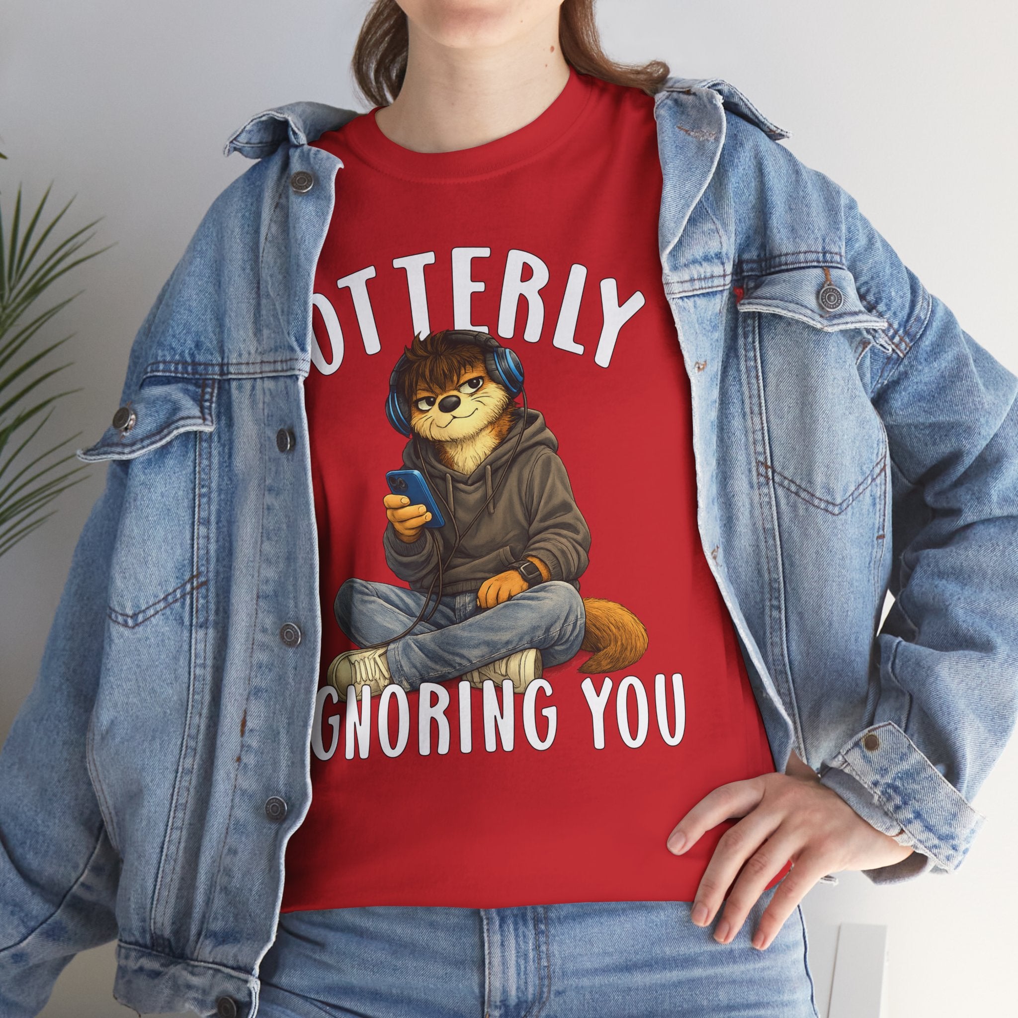"Otterly Ignoring You" Teen Boy Tee - Otter Series
