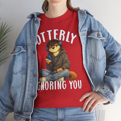 "Otterly Ignoring You" Teen Boy Tee - Otter Series