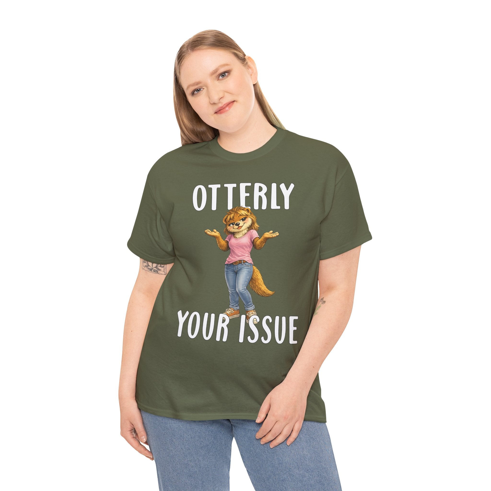 "Otterly Your Issue" Girl Tee - Otter Series