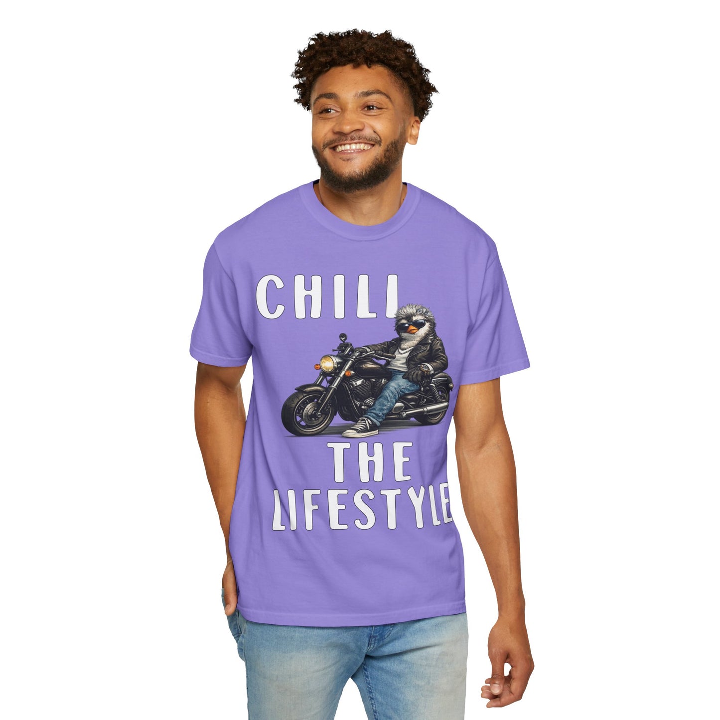 Chill The Lifestyle Grandpa T-shirt -  Penguin Series