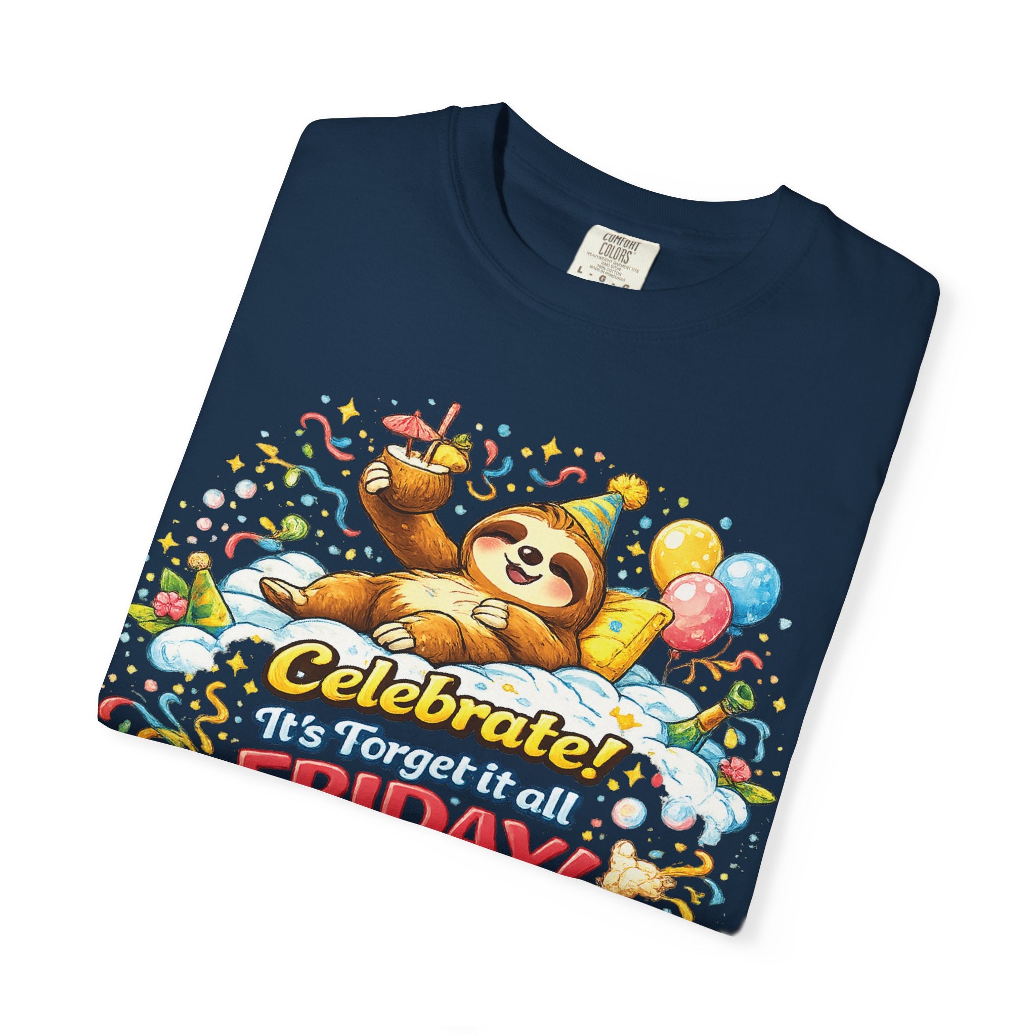 Friday - Procrastination Sloth Series T-shirt