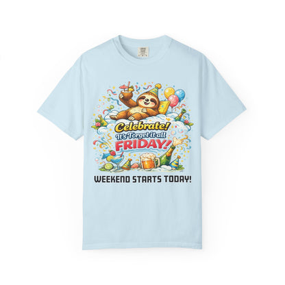 Friday - Procrastination Sloth Series T-shirt