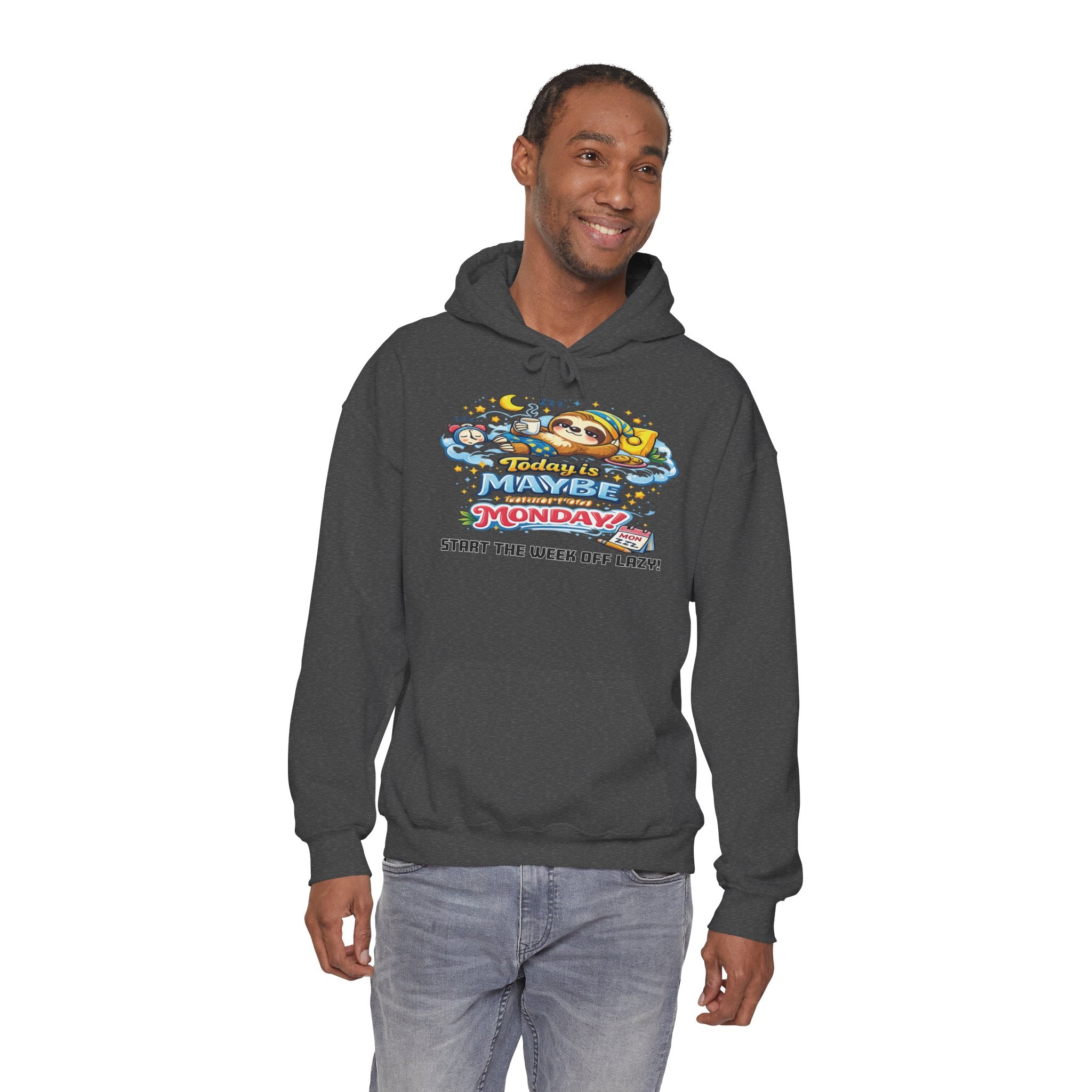 Monday - Procrastination Sloth Series Hoodie