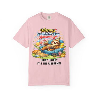 Saturday - Procrastination Sloth Series T-shirt