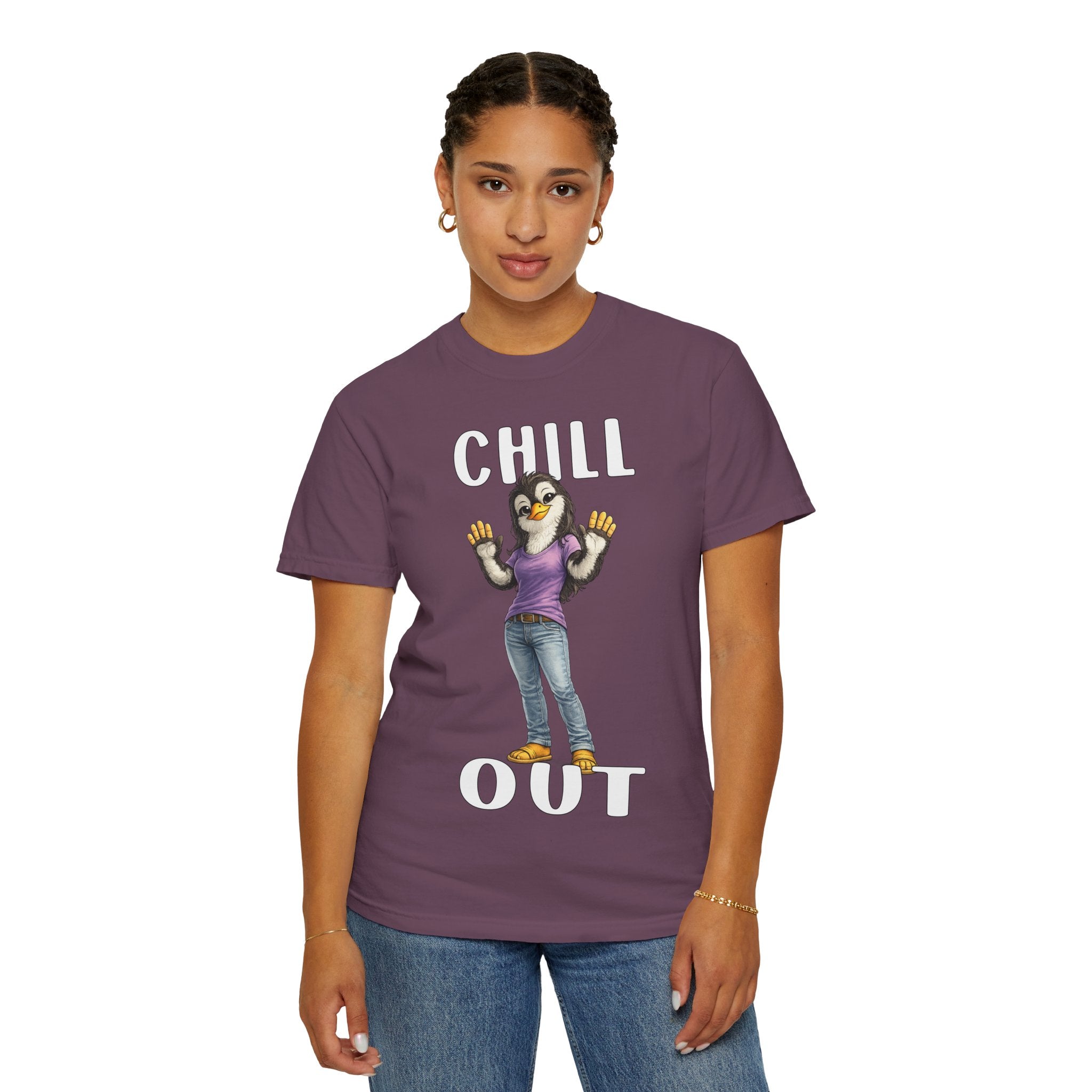 Chill Out Girl T-shirt - Penguin Series