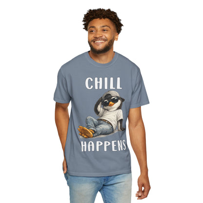 Chill Happens Boy T-shirt - Penguin Series