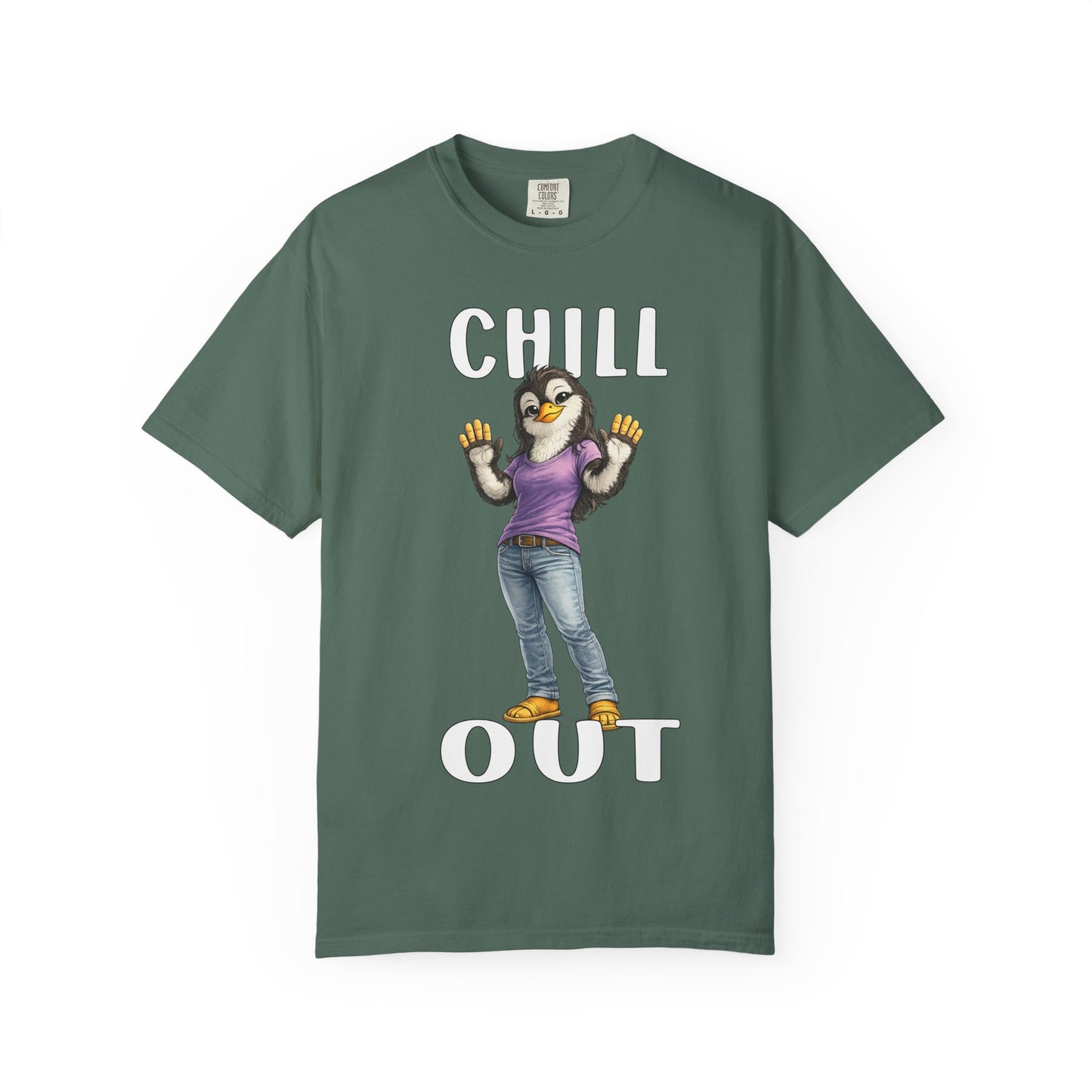 Chill Out Girl T-shirt - Penguin Series