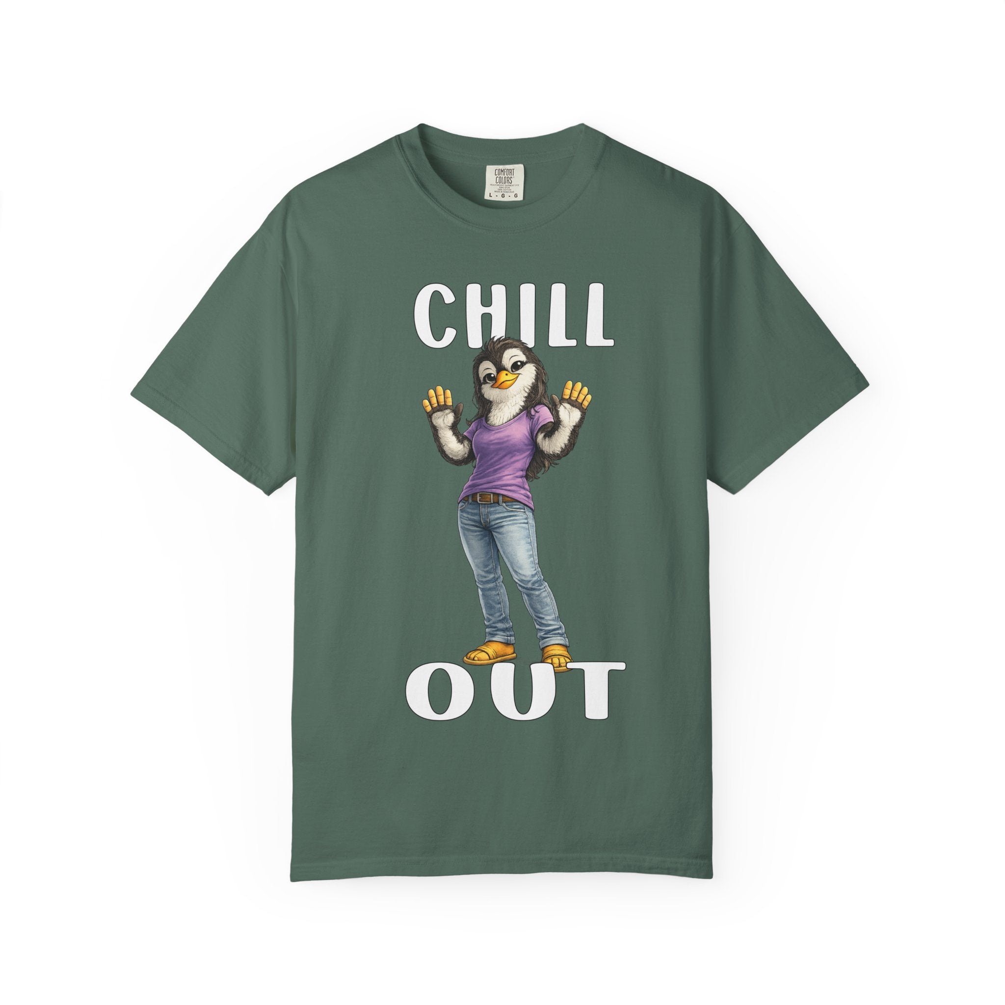 Chill Out Girl T-shirt - Penguin Series