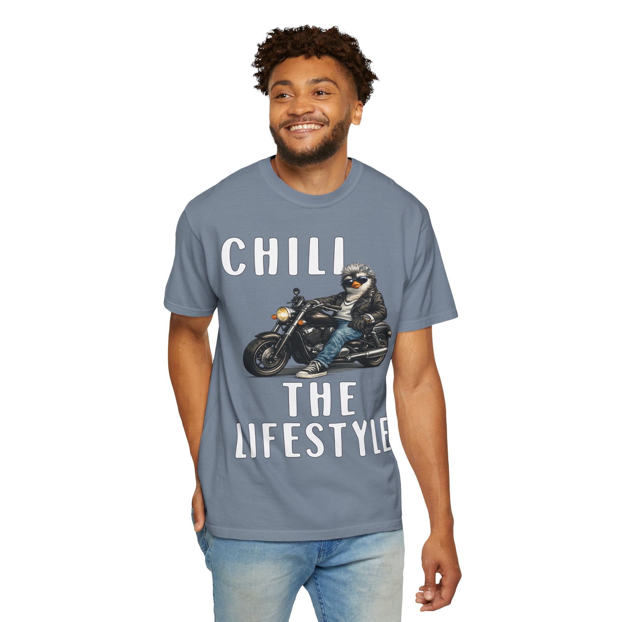 Chill The Lifestyle Grandpa T-shirt -  Penguin Series