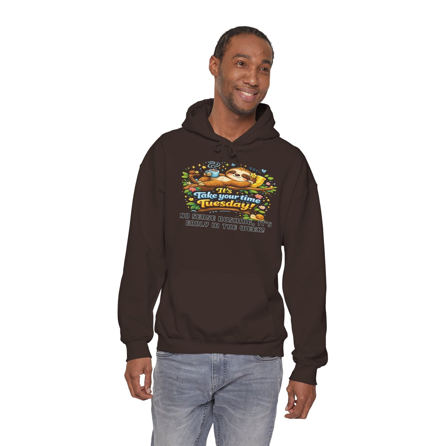 Tuesday - Procrastination Sloth Series Hoodie