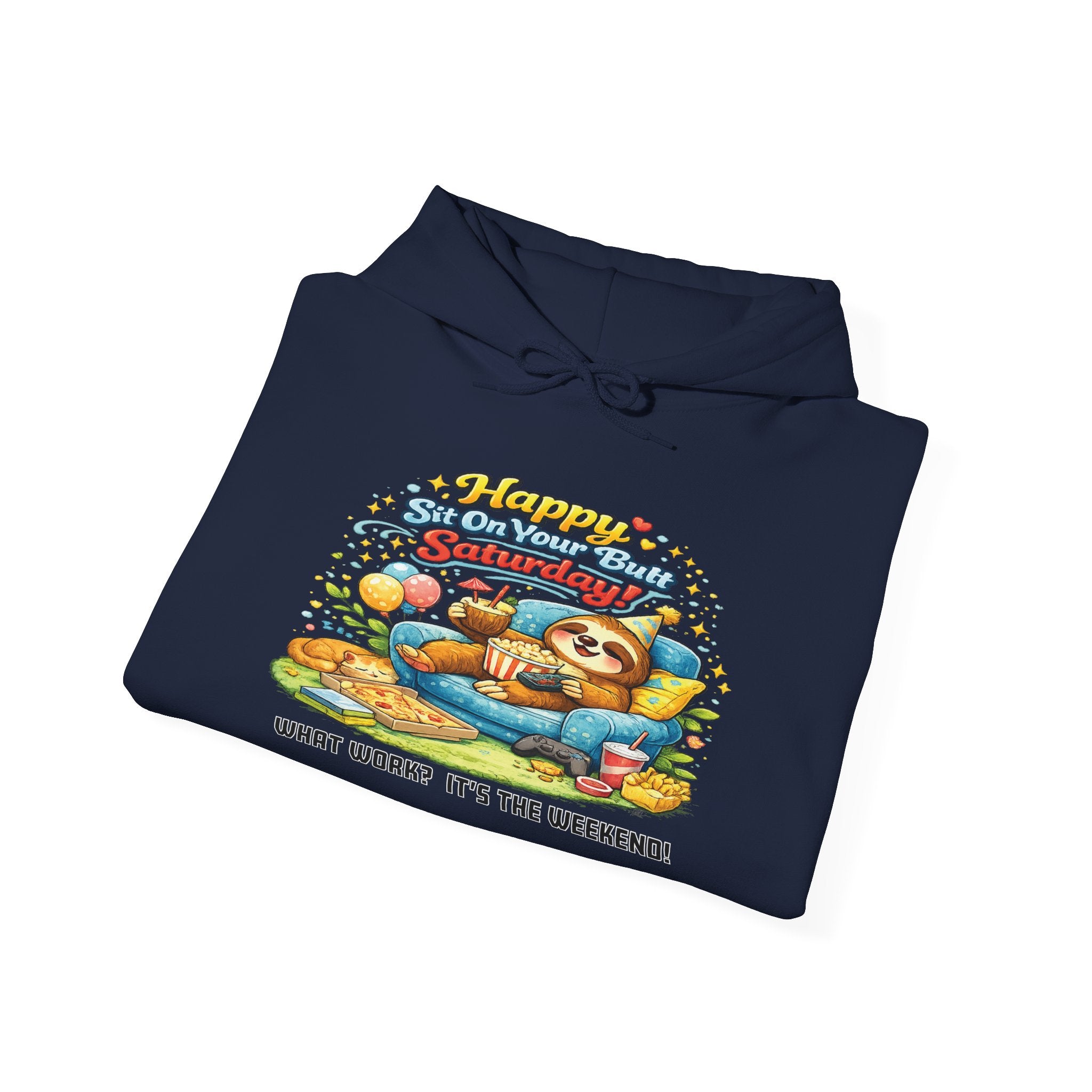 Saturday - Procrastination Sloth Series Hoodie