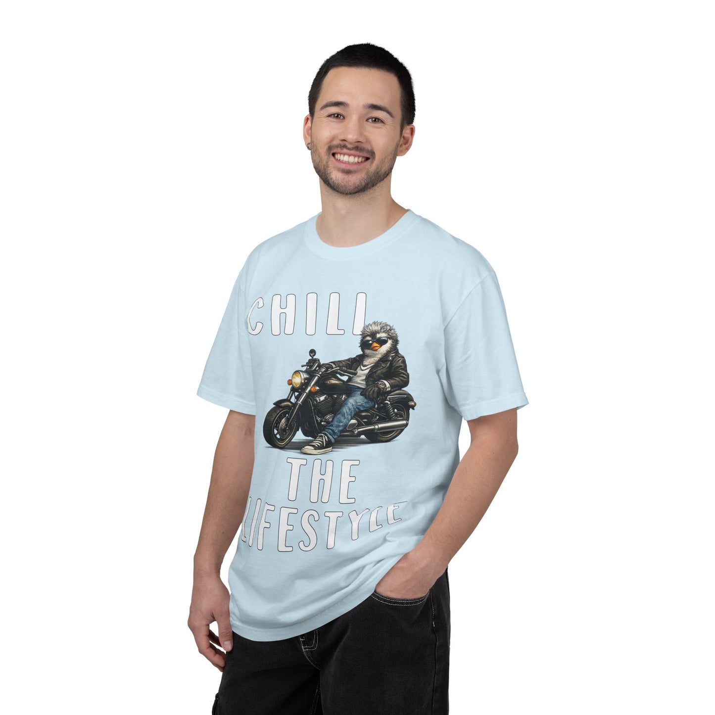 Chill The Lifestyle Grandpa T-shirt -  Penguin Series