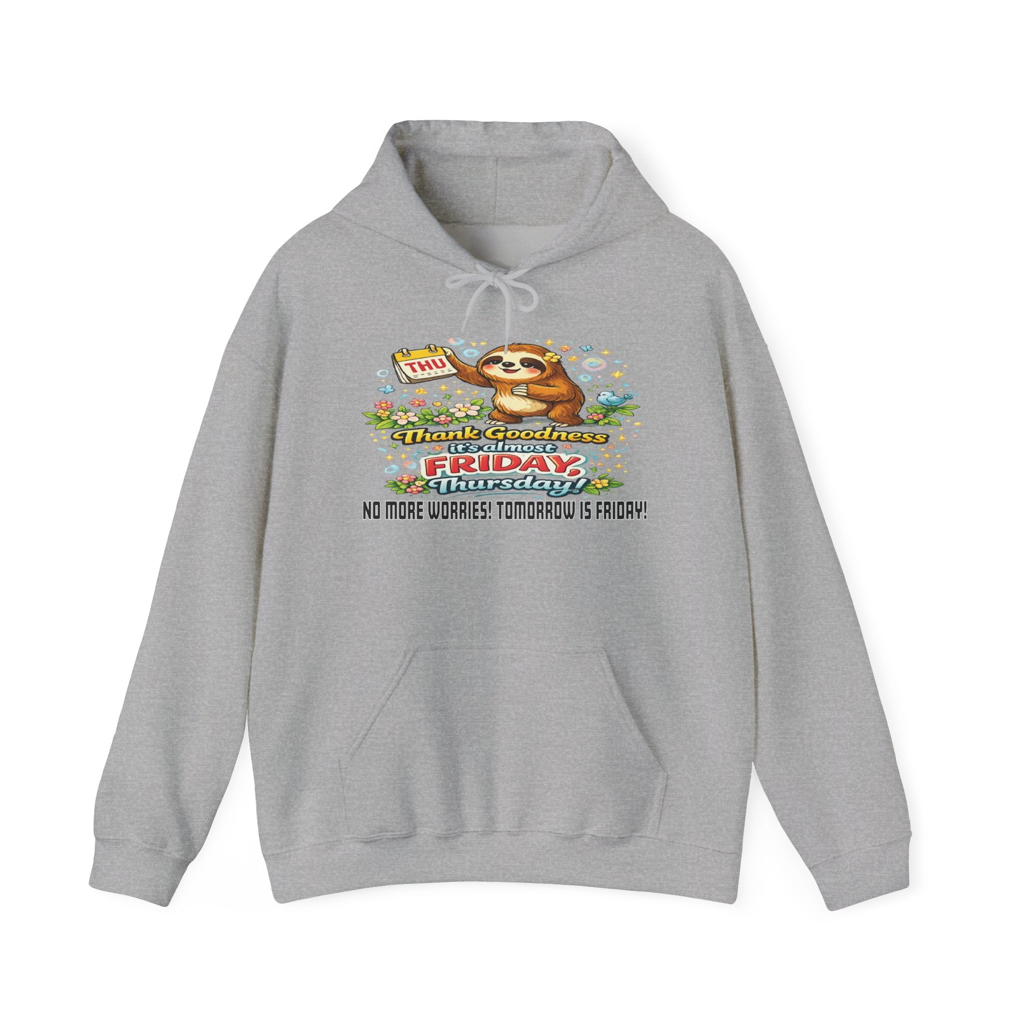 Thursday - Procrastination Sloth Series Hoodie