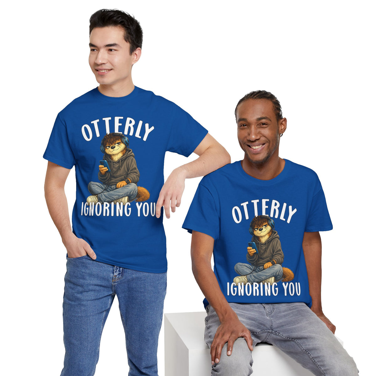 "Otterly Ignoring You" Teen Boy Tee - Otter Series